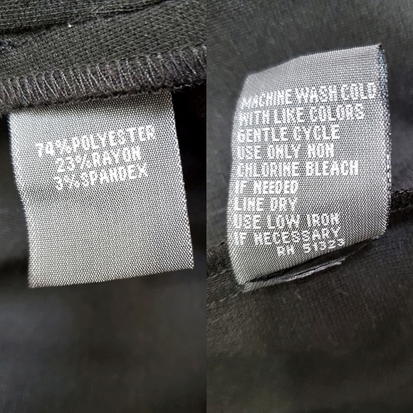 Kenneth Cole Reaction knit jacket vest black size 4 fits XS, S two way zipper - Picture 16 of 16